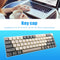 126pcs Universal Mechanical Keyboard Keycaps XDA Height (Revelation Rocket)