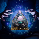 Orgonite Pyramid Healing Crystals Reiki Chakra Meditation Stones (Leo)