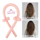 Heatless Curling Headband, Hair Wave Formers, Hair Styling Tools (Pink) Newly
