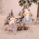 Cute Christmas Tree Pendant Gift Smiley Angel Ornament Christmas Decorations