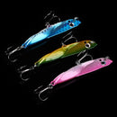 Vivid Bass Hook Fishing Metal VIB Lures Jig Metal Slice Lead Casting Spoon Lure