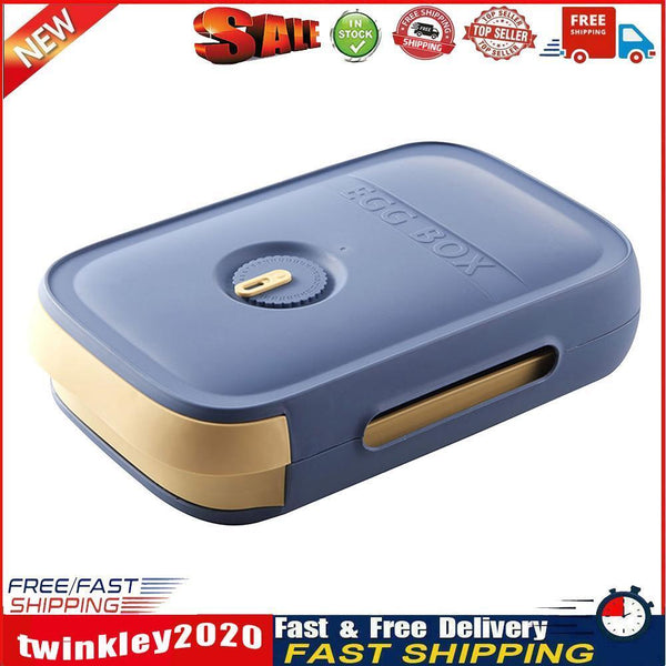 Drawer Egg Storage Box Refrigerator Fresh Keeping Egg Dumpling Tray (Blue) Newly