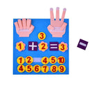 Intelligence Mathematics Felt Numbers Toddler Brain Development Counting Finger