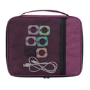 Wrist Watch Strap Storage Bag 48 Slots Watchband Organizer Pouch (Purple) Newly