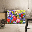 DIY Diamond Painting Flower Bird Full Round Drill Mosaic Art Picture Rhinestones