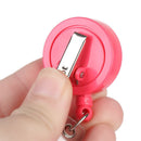 Retractable Anti-Lost Clip Badge Holder Nurse ID Name Card Lanyards Key Ring