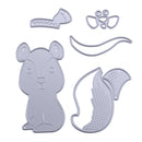 Cute Squirrel Cutting Die DIY Scrapbook/Photo Album Embossing Metal Stencil
