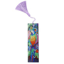 Rhinestone Diamond Painting Leather Bookmarks Leather Craft (Parrot-AA395) Newly