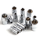 46pcs/set Chromium Vanadium Steel Combination Repair Wrench Socket Spanner