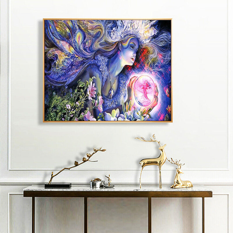 Forest Goddess Oil Paint By Numbers Kit DIY Acrylic Painting on Canvas Gift