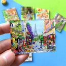 Street Magnets Refrigerators Stickers Magnetic Cross Stitch Needles Minder