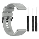 Silicone Strap Adjustable Bracelet for Garmin Fenix 6X/Fenix 6X Pro (Gray) Newly