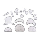 1*Snowman Metal Cutting Dies Stencil Scrapbooking Embossing Album Craft Card DI&