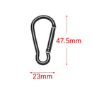 Hiking Packback Buckles Water Bottle Hooks D Carabiner Snap Clip Keychain