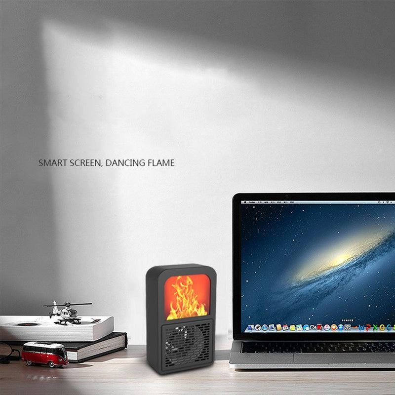 Wall 400W For Home Office Heat Stove Mini Heating Fan Plug In Heater Warmer
