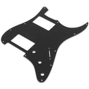 1pc 3ply Strat Pickguard with HH Layout Electric Guitar Panel(Black) Newly