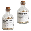 Candle Match Bottle Transparent Glass Storage Bottle Diffuse Empty Bottle
