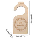 7pcs/set Baby Closet Divider Closet Clothes Size Divider Color Wood T6S5