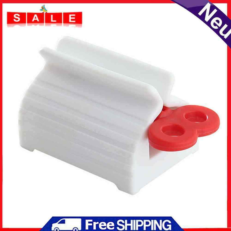 Plastic Facial Cleanser Clips Toothpaste Squeezer for Hair Dye Cosmetics (Red)