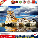 5D Full Round Drill Diamond Painting Tiger diy Embroidery Wall Art (YF008) Newly
