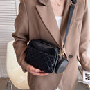 #A Simple 2 in 1 Messenger Bags Small Zipper Crossbody Handbags for Travel Shopp