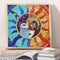 5D DIY Masked Sunflower Girl Partial Special Shaped Drill Diamond Painting