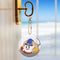 2pcs 5D Diamond Painting Keyring DIY Round Keychain Bag Pendant (YSK203)