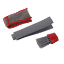 Microfiber Cleaner Brush for Car AC Vent Home Window Blind Keyboard (Grey) Newly