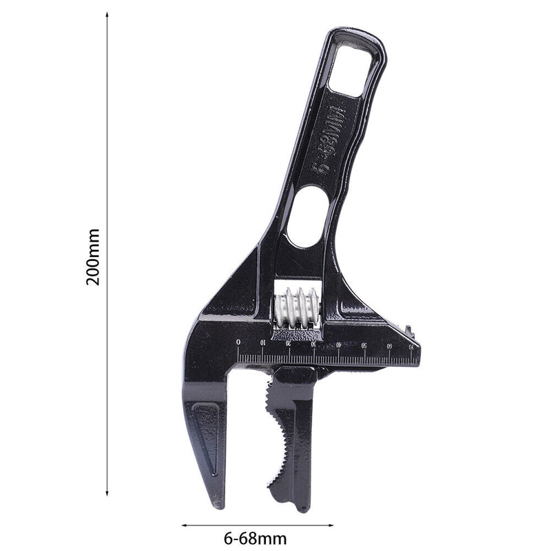 Adjustable Wrench Multi-function Large Open Spanner for Bathroom Screw (C) Newly
