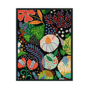 28x34cm DIY Flower Stamped Cross Stitch Kit 14CT 2 Strands Needlework Wall