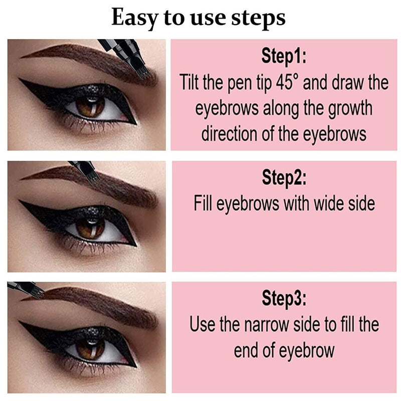 Eyebrow Makeup Long Lasting Eyebrow Pencil Easy To Color Waterproof