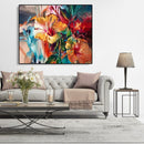 Painting By Numbers DIY Colorful Flowers Hand Painted Canvas Oil Art Picture Kit