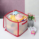 4 Layer Folding Square Zip Organizer PVC Transparent We