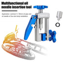 MTB Road Bike Brake Oil Needle Press Installation Tool Hose Cutter (Metal) Newly