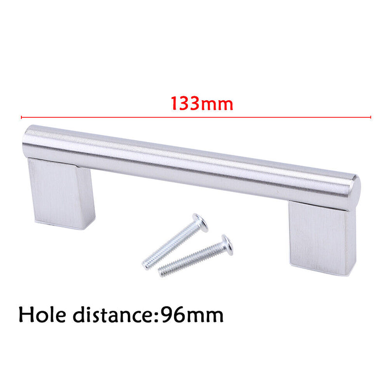 Stainless Steel Furniture Drawer Handle Kitchen Cabinet Door Knob Pull (1) Newly
