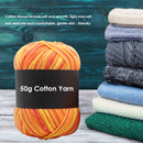 Gradient Color Milk Cotton Yarn Scarf Sweater Crochet Knitting Yarn (L) Newly