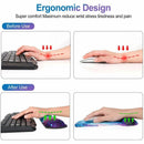 Non Slip Mice Pad Wrist Rest Mouse Mat Keyboard Pad Memory Foam For PC Laptop