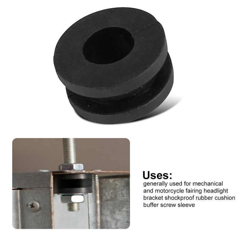 10pcs Machinery Motorcycle Fairing Headlight Bracket Shockproof Rubber Grommets
