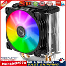 Jonsbo CR1200 2 Heat Pipe Tower CPU Cooler RGB 3Pin Cooling Fans Heatsink Newly