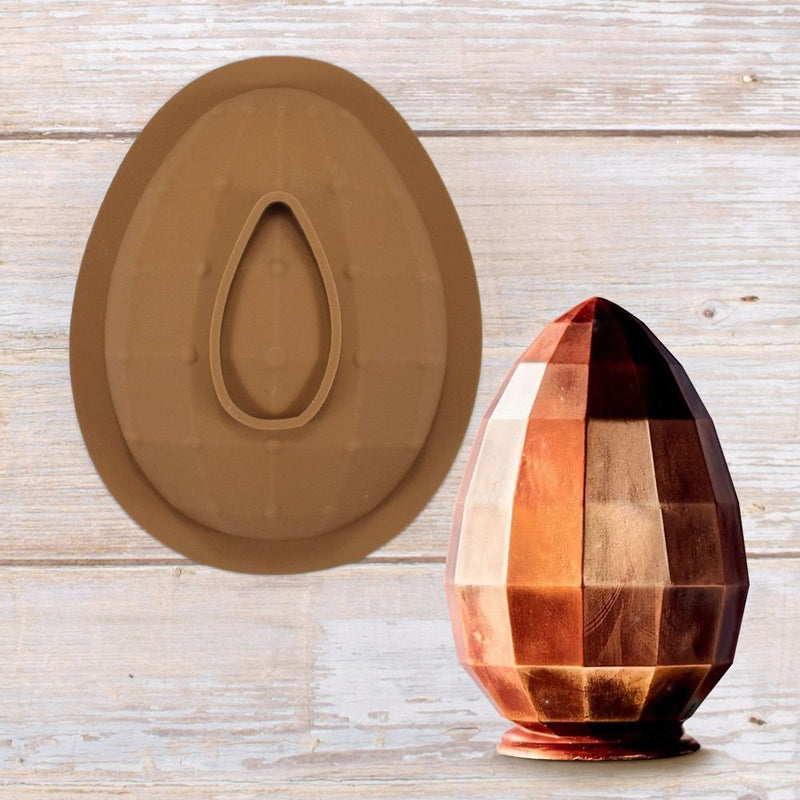 Diamond Half Egg Mousse Mould Chocolate Molds Easter Egg Silicone Mold