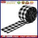 2m/roll Lattice Cotton Ribbon Roll Christmas Decorate Gift Packing Crafts Strips