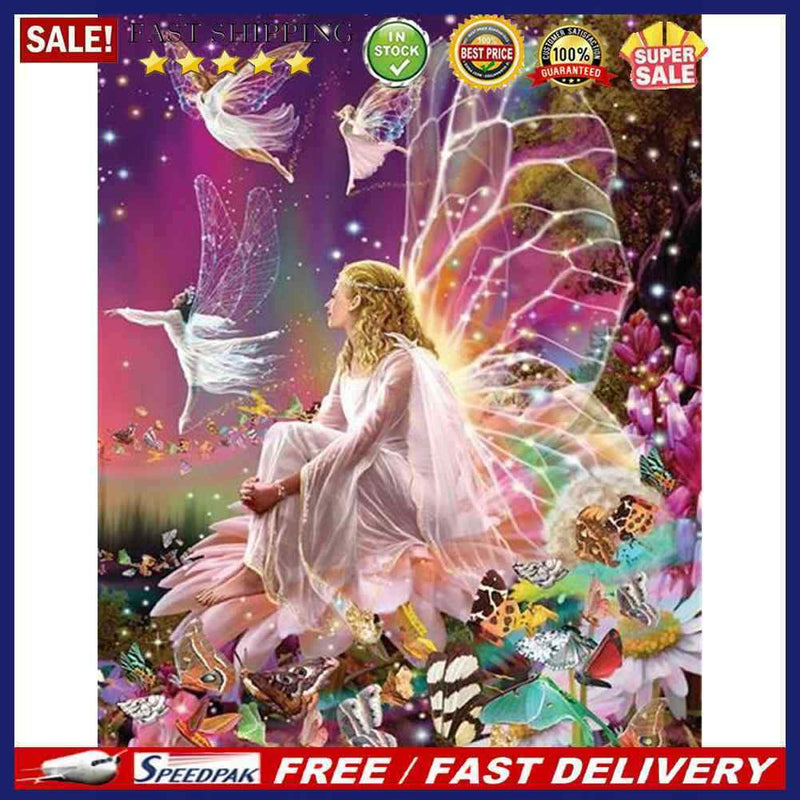 5D Diamond Painting DIY Angel Full Round Drill Mosaic Craft Home Decoration Gift