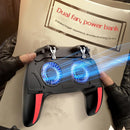 H10 Gaming Grip Controller Gamepad Dual Cooling Fan for PUBG (5000mAh) Newly