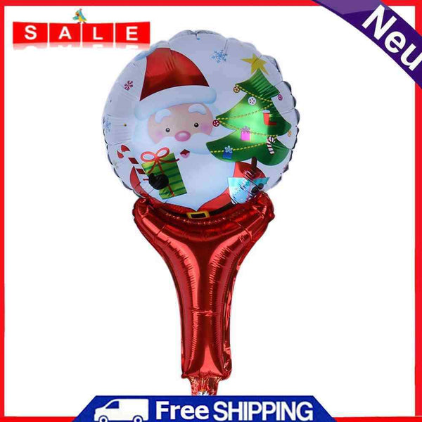 Christmas Santa Claus Aluminum Film Balloon Party Supplies Props Birth