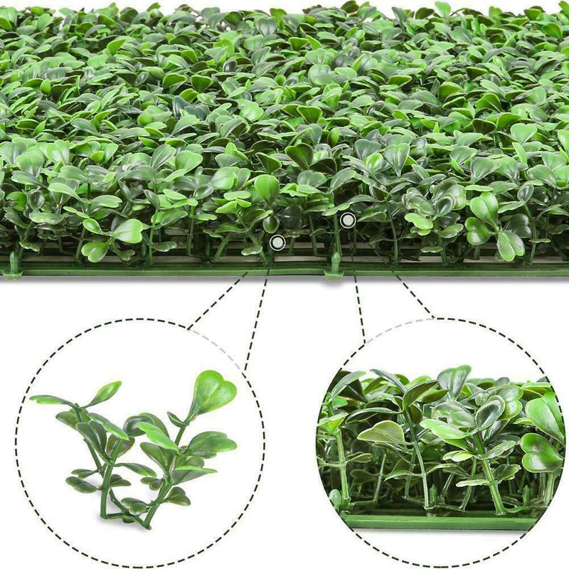 Plant Artificial Mat Greenery Wall Hedge Grass Fence Panel Decor Foliage U hot.