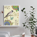 DIY Oil Paint by Numbers Flowers and Birds Picture Coloring Art Craft Decor Kit