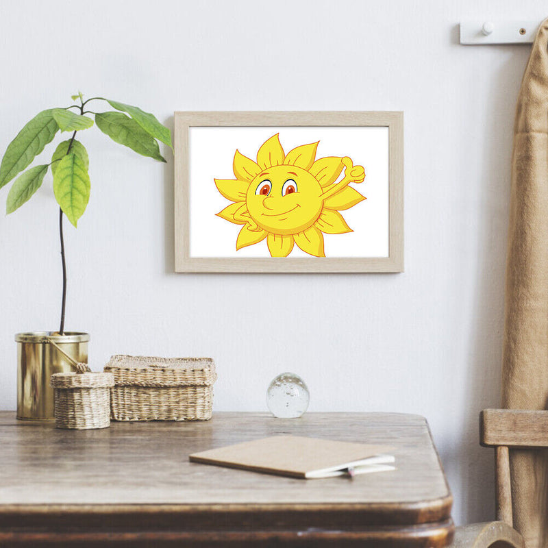 Hand Painted Artwork Painting By Numbers Picture DIY Warm Sun Craft Wall Decor