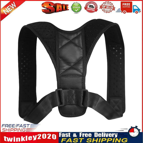 Adjustable Posture Corrector Back Corset Shoulder Support Brace Belt (B) Newly