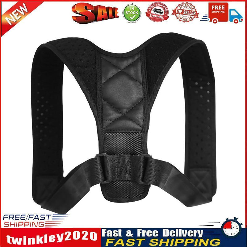 Adjustable Posture Corrector Back Corset Shoulder Support Brace Belt (B) Newly