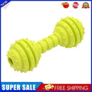 Dog Toys Pet Molar Teeth Stick Bite Sound Interactive Training Ball (Green)